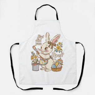 Tablier Lapin de Pâques Mais Avez-Vous Teint Drôle Mignon