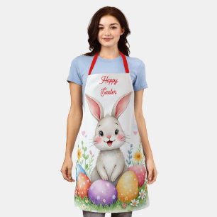 Tablier Lapin de Pâques Mignon et Collection Moderne d'Oeu