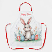 Tablier Lapin de Pâques Mignon et Collection Populaire d'O (Recto)