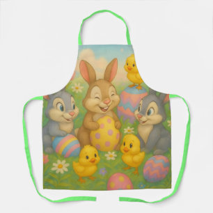 Tablier Lapin de Pâques vintage/Œuf de Pâques/Printemps