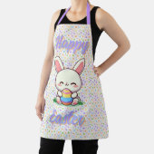 Tablier Lapin de printemps/Pâques mignon avec oeuf (Insitu)