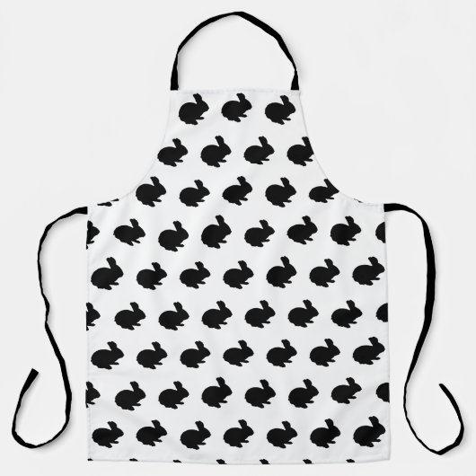 Tablier Lapin lapin noir (Recto)