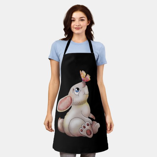 Tablier Lapin mignon lapin (Porté)