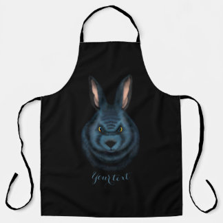 Tablier Lapin noir