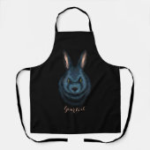 Tablier Lapin noir (Recto)
