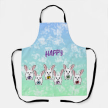 Lapins de Pâques en forme d'oeuf