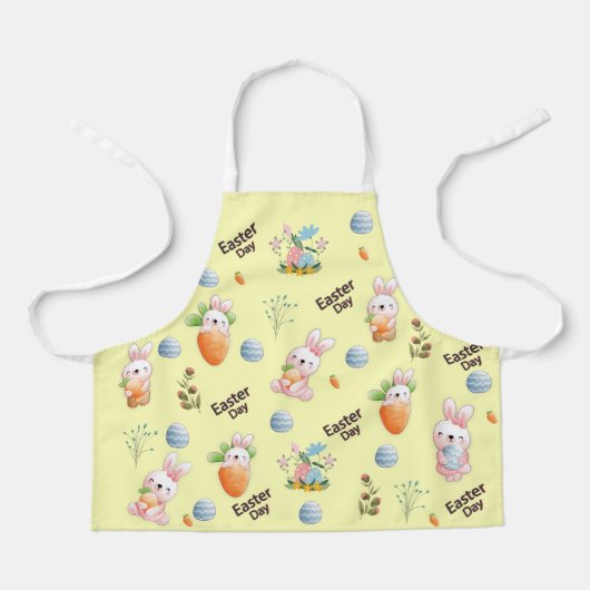 Tablier Lapins de Pâques Motif (Recto)