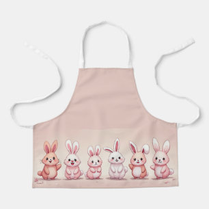 Tablier lapins mignons