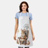 Tablier Lapins Vintage Séjour confortable (Porté)