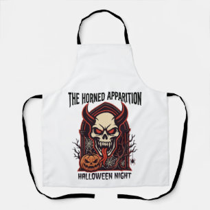Tablier L'apparition cornue Halloween