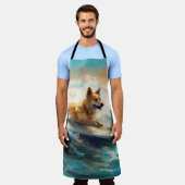 Tablier Lapphund Plage Finlandaise Plage Surf Peinture (Porté)