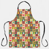 Tablier Large Checkered Apron (Recto)