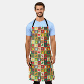 Tablier Large Checkered Apron (Porté)