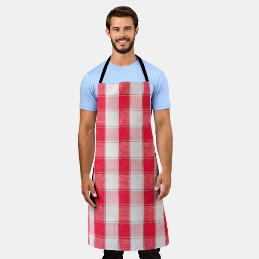 Tablier Large Checkered Apron (Porté)