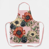 Tablier Large Florals Rich Rust, Deep Purple, Cream (Recto)