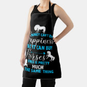 Tablier L'argent peut acheter des chevaux bleu (Insitu)