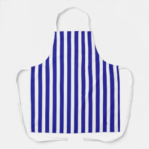 Tablier Larges Rayures Bleues et Blanches