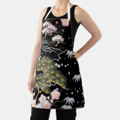 Tablier L'art botanique japonais inspiré par l'élégance| (Insitu)