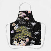 Tablier L'art botanique japonais inspiré par l'élégance| (Recto)