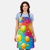 Tablier L'art de la bulle Abstraite (Porté)