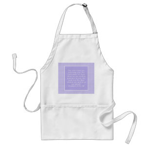 Tablier L'art des versets de la Bible chrétienne