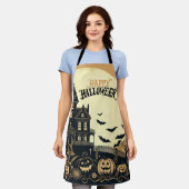 Tablier L'art d'Halloween vintage (Porté)