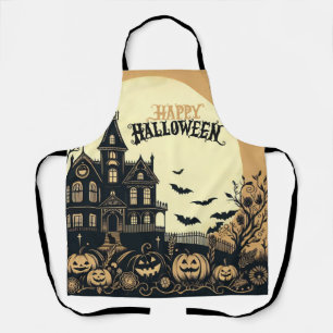 Tablier L'art d'Halloween vintage
