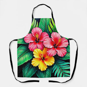 Tablier L'art tropical des Hibiscus