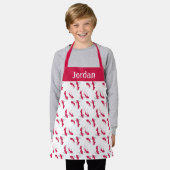 Tablier L'Assistant D'Oz™ | Motif Ruby Slippers™ (Porté)