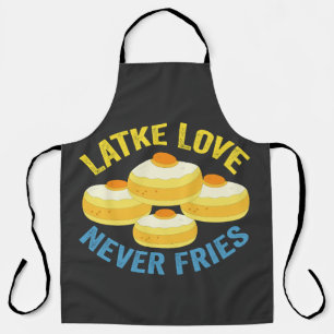 Tablier Latke Love Never Fries Funny Jewish Hanoukka Don