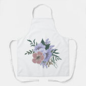 Tablier Lavande adorable en bouquet (Recto)