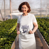 Tablier Lavande dans Delft Blue, personnalisable