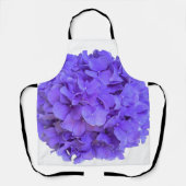 Tablier Lavande lilas violet Hydrangeas violet Fleurs (Recto)