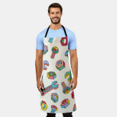 Tablier Lave-linge et vis motif sans soudure (Porté)