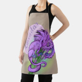 Tablier Lavendar petit dragon d'herbe (Insitu)