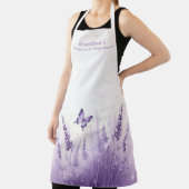 Tablier Lavender Bloom Grandma (Insitu)