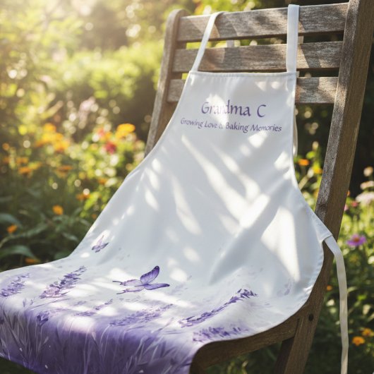 Tablier Lavender Bloom Grandma