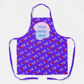 Tablier Lavender LOVE Modern Chic (Recto)