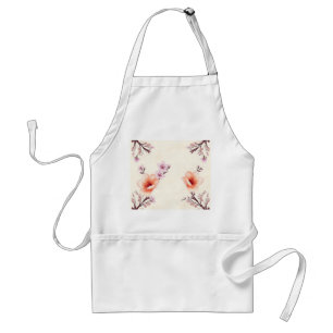 Tablier Lavender Peach Blossoms Art Déco