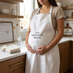 Tablier L'aventure commence Annonce de nouveau bébé mignon