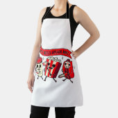 Tablier Lazy Costume d'Halloween Femmes Hommes Scary Chat  (Insitu)