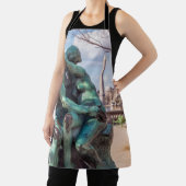 Tablier Le baiser d'Auguste Rodin aux Tuileries, Paris (Insitu)