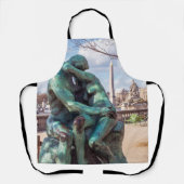 Tablier Le baiser d'Auguste Rodin aux Tuileries, Paris (Recto)