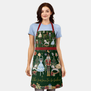 Tablier Le ballet Casse-Noisette : Cuisine de Noël festive