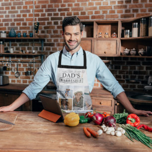 Tablier Le barbecue de papa   Fête des pères BBQ Photo Col