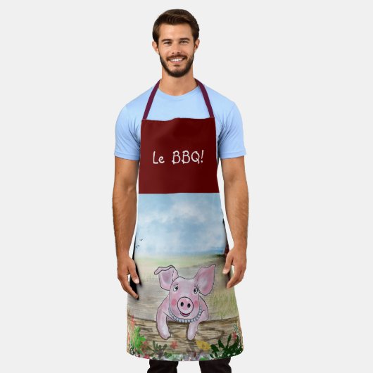 Tablier Le BBQ Apron (Porté)