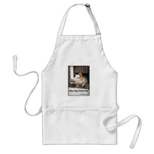 Tablier Le Big Pink Pig Pocket Apron
