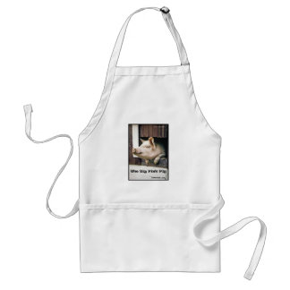 Tablier Le Big Pink Pig Pocket Apron