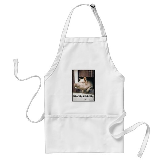 Tablier Le Big Pink Pig Pocket Apron (Devant)