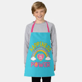 Tablier Le bonheur est Power Rainbow (Porté)